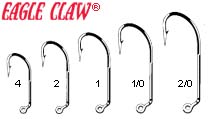 Eagle Claw Style 410-413 Jig Hook