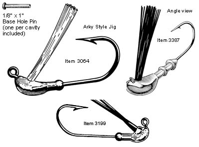 Do-It BASS-3-AY Weedless Bass Jig Mold