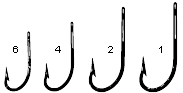 Eagle Claw Crappie Spinner Jig Hooks - Style 455