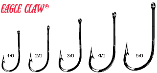 Eagle Claw - Spinner Jig Hooks - Styles 253 & L255