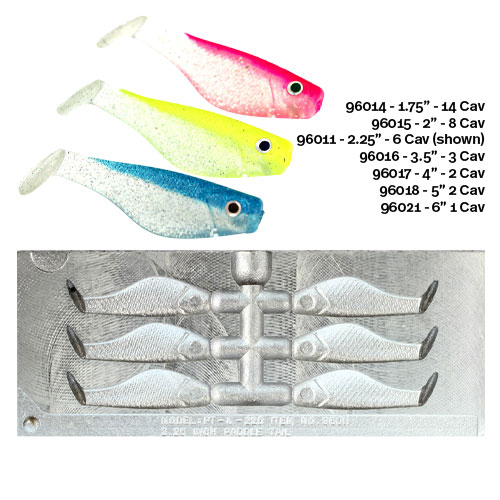 Soft Plastic Lure Making Molds