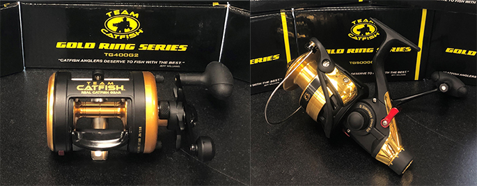 Team Catfish - Gold Ring Reel - Casting and Spinning