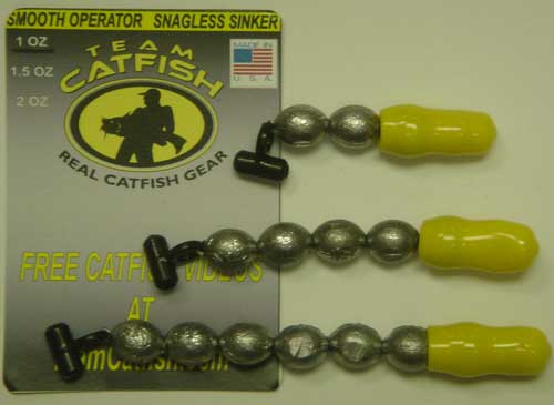Team Catfish - Secret 7 Catfish Smooth Operator Snagless Sinker