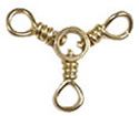 Brass Three Way Swivel